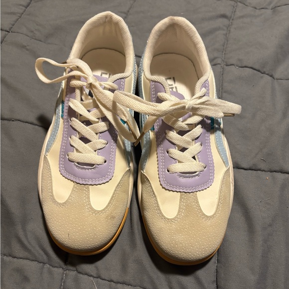 De Florance Shoes - DEFLORANCE Orthopedic Vintage Milan Colorblock Blue and Purple Sneakers Size 38